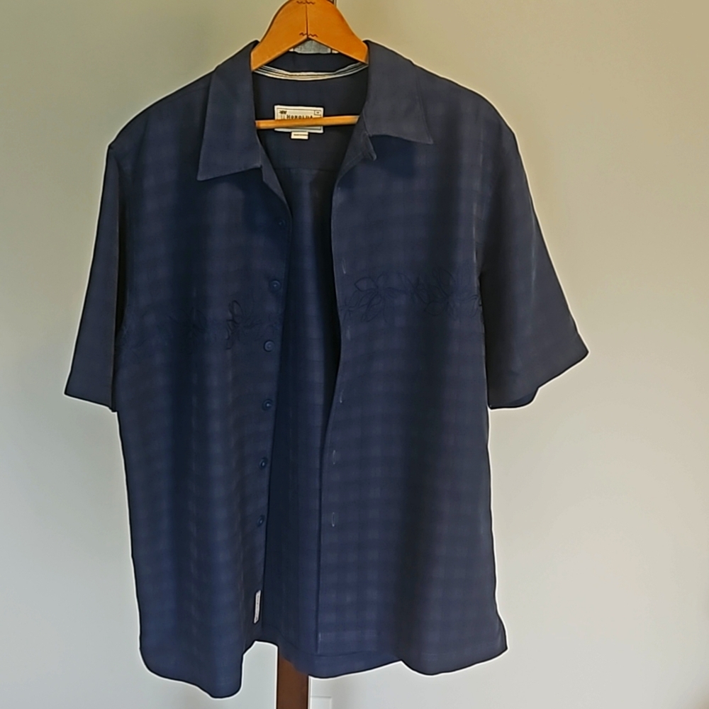 Honolua men's short sleeve button down shirt size M